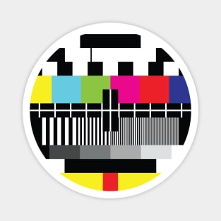 Old TV Test Card Magnet